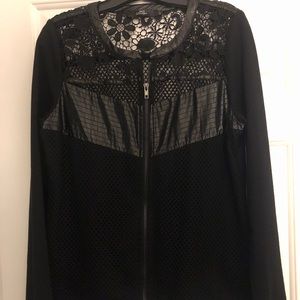 BKE black leather jacket